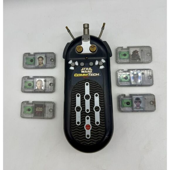 Vintage 1998 Star Wars Commtech Reader With 6 Chips‎ Tested - Picture 1 of 2